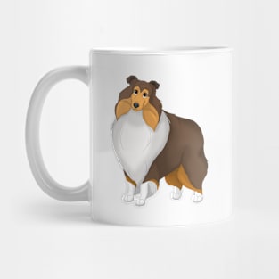 Sable Rough Collie Dog Mug